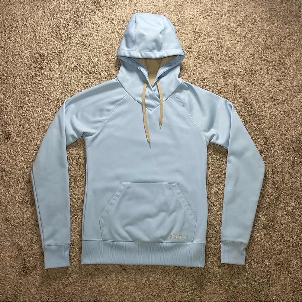 Burton Dryride Snowboarding Big Logo Hoodie Sweatshirt Womens Size Small